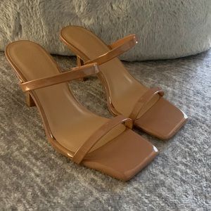 Anne Michelle nude, strappy heeled sandals